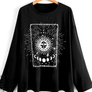Sun And Moon Astrological Long Sleeve Shirt
